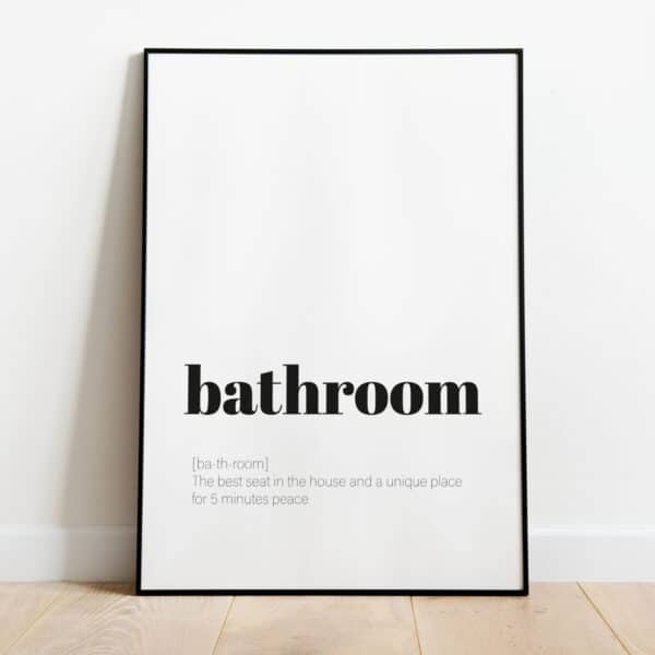 Poster Bathroom