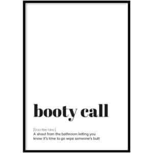 Poster - Booty call