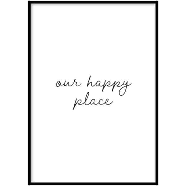 Poster - Happy place