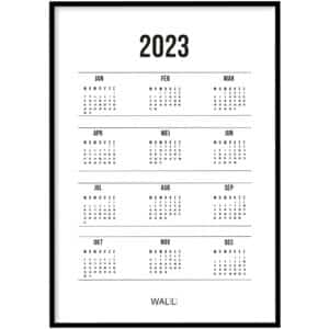 Poster - jaarkalener 2023