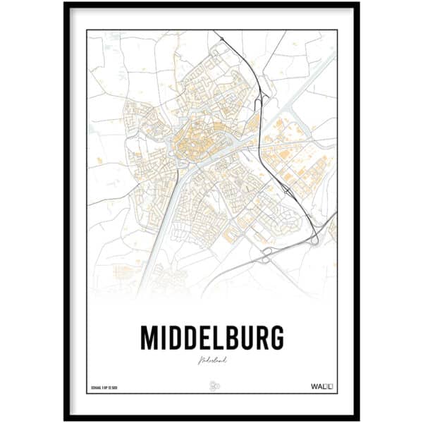 Poster - Middelburg beige