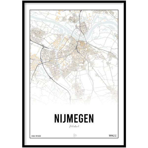 Poster - Nijmegen beige