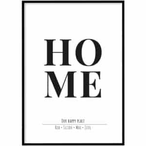 Poster - Our Home
