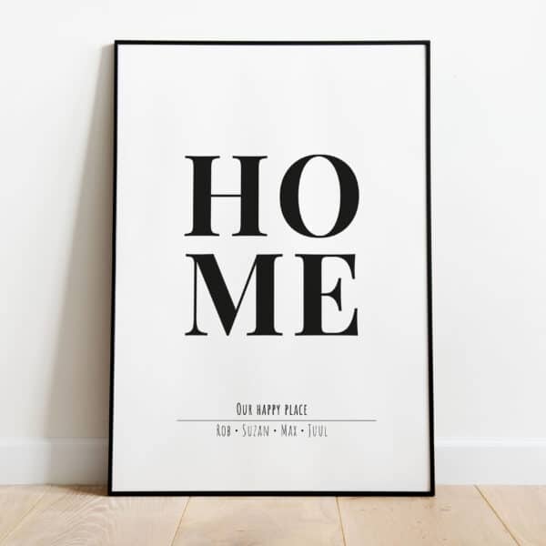 Poster - Our Home