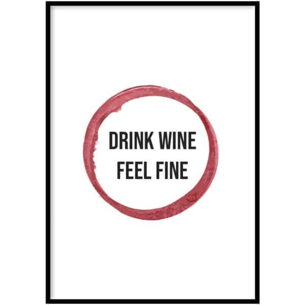 Poster - Drink Wine