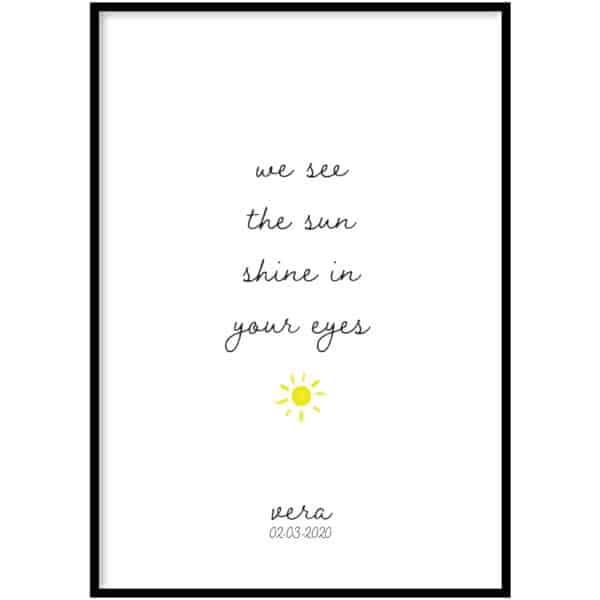 Poster - Sunshine