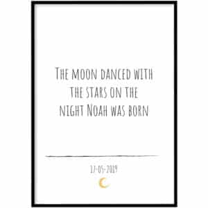 Poster - the moon danced