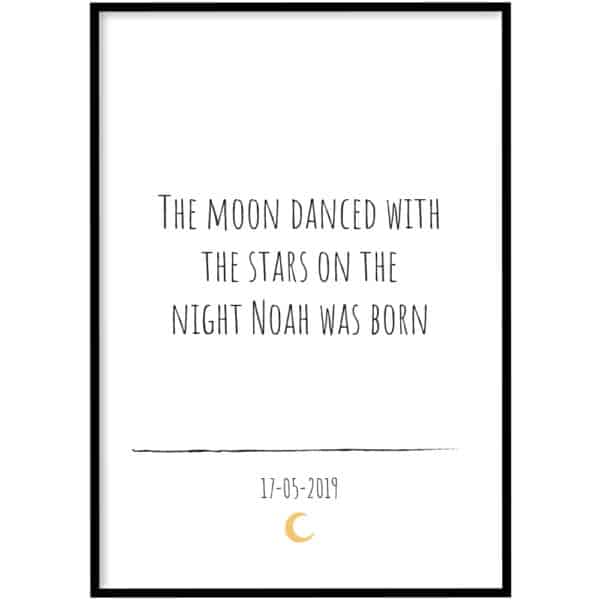 Poster - the moon danced
