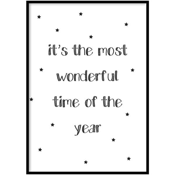 Poster - Most wonderful time