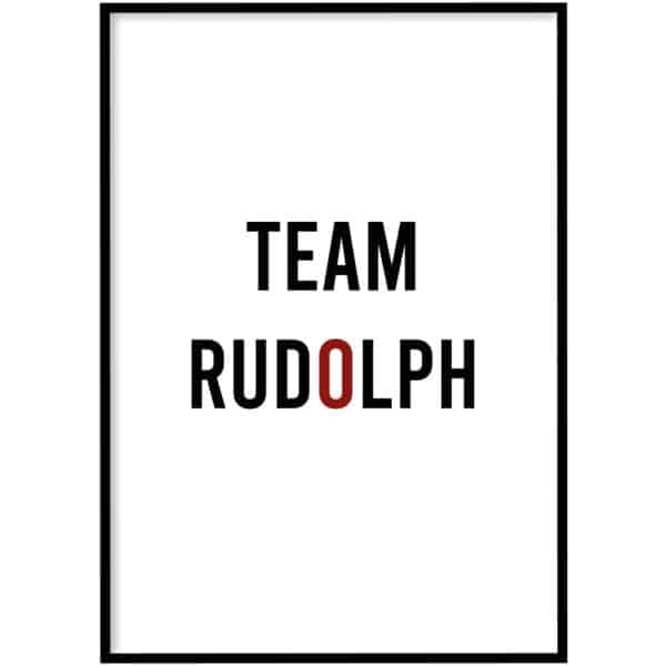 Poster - Team Rudolph