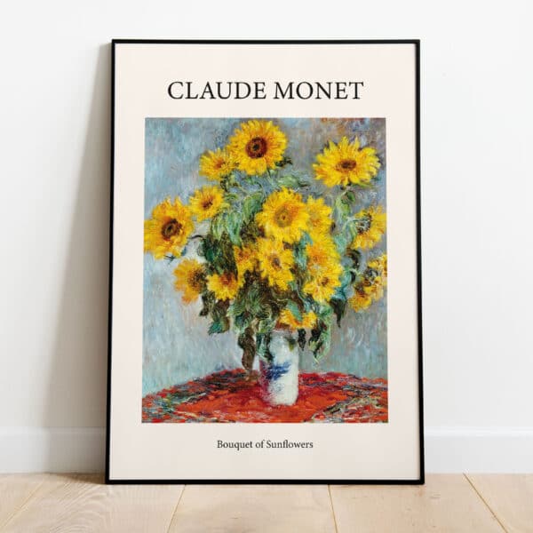 Monet Bouquet of Sunflowers