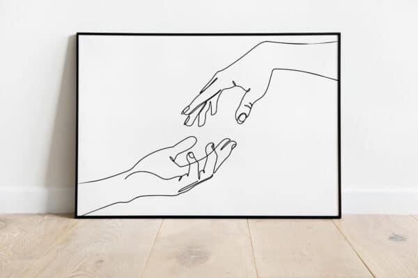 Poster - Close hands