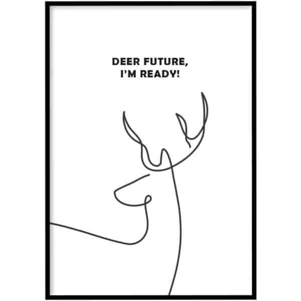 Poster - Deer future