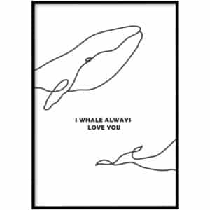 Poster - Whale love you