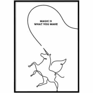 Poster - Magic unicorn