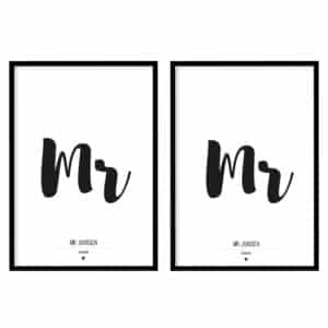 Posters - Mr & Mr