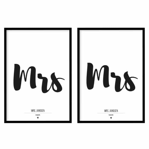 Poster - Mrs & Mrs