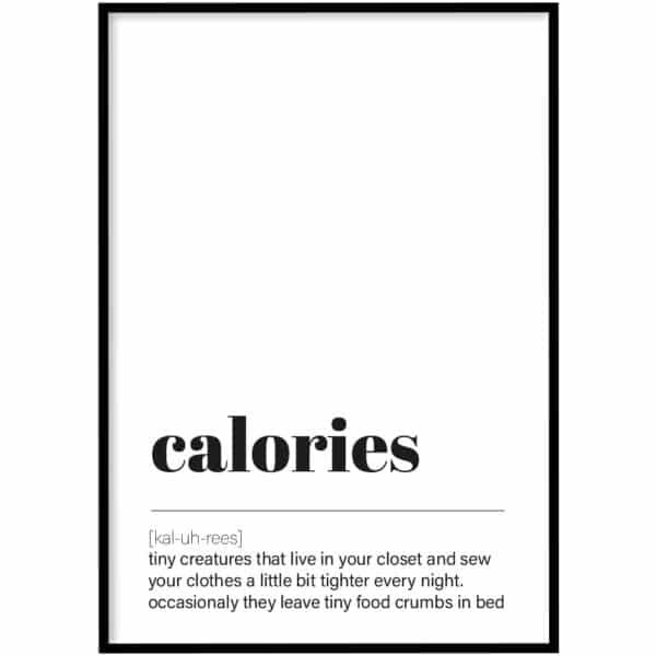 Poster - Calories