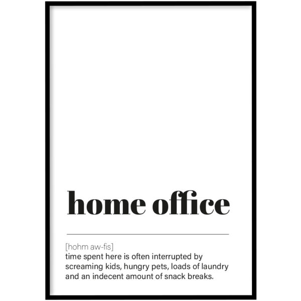 Poster - Home office