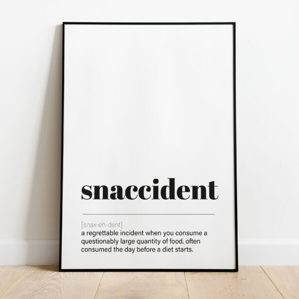 Poster - Snaccident
