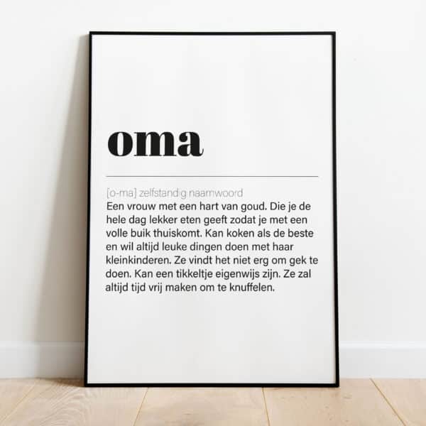 Poster - Oma