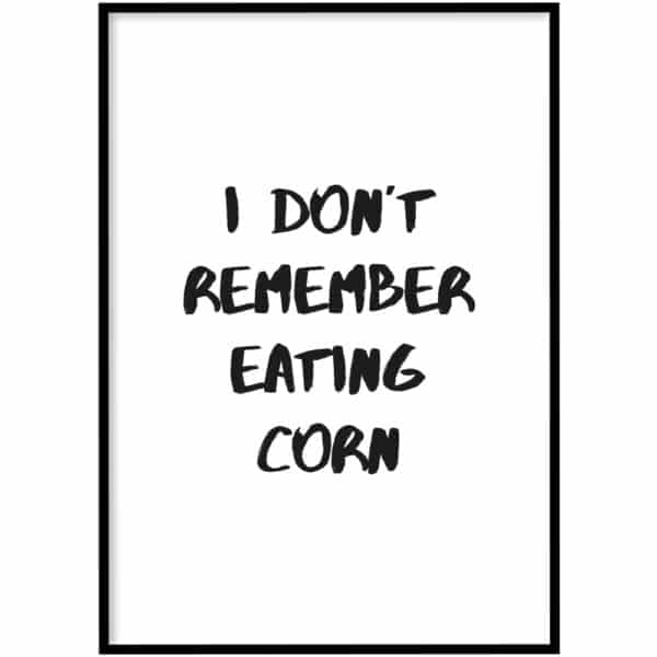 Poster Corn