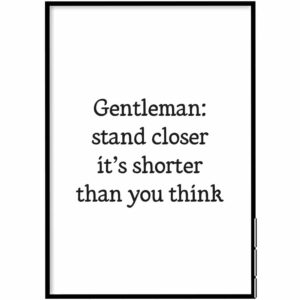 Poster - Gentleman