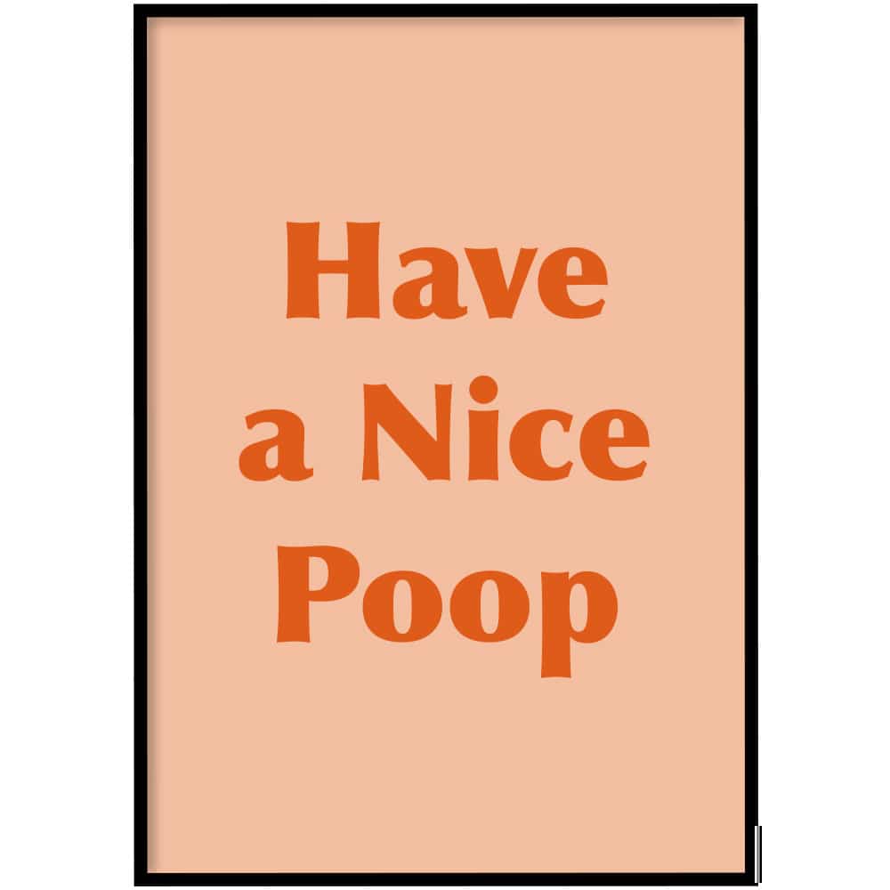 Poster - Nice poop | Wallll | wc posters