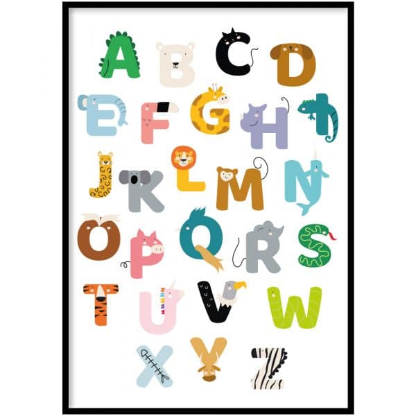 Poster - Alfabet dieren